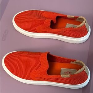UGG Red Slip-On Sneakers